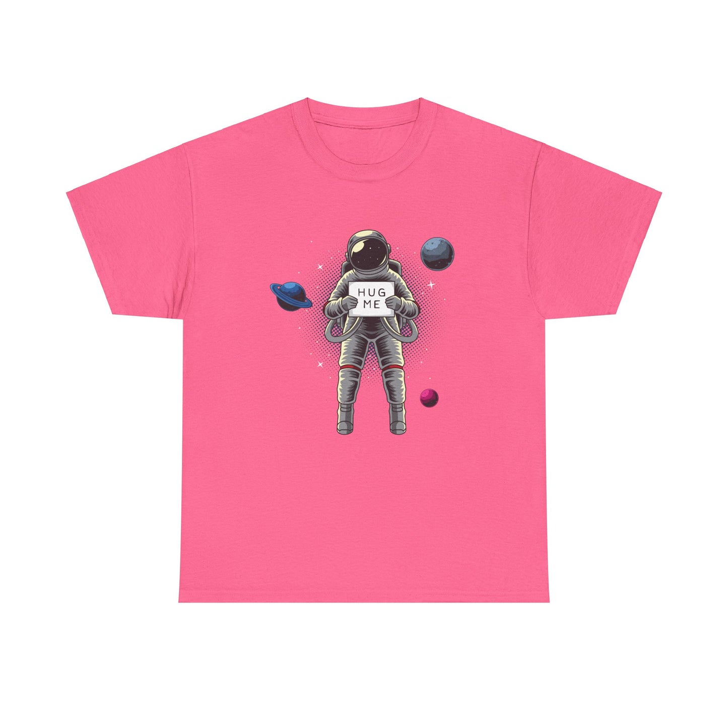 Hug Me in Space Unisex Heavy Cotton Tee