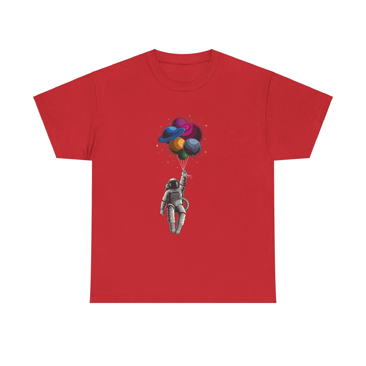 Balloonin' in Space Unisex Heavy Cotton Tee