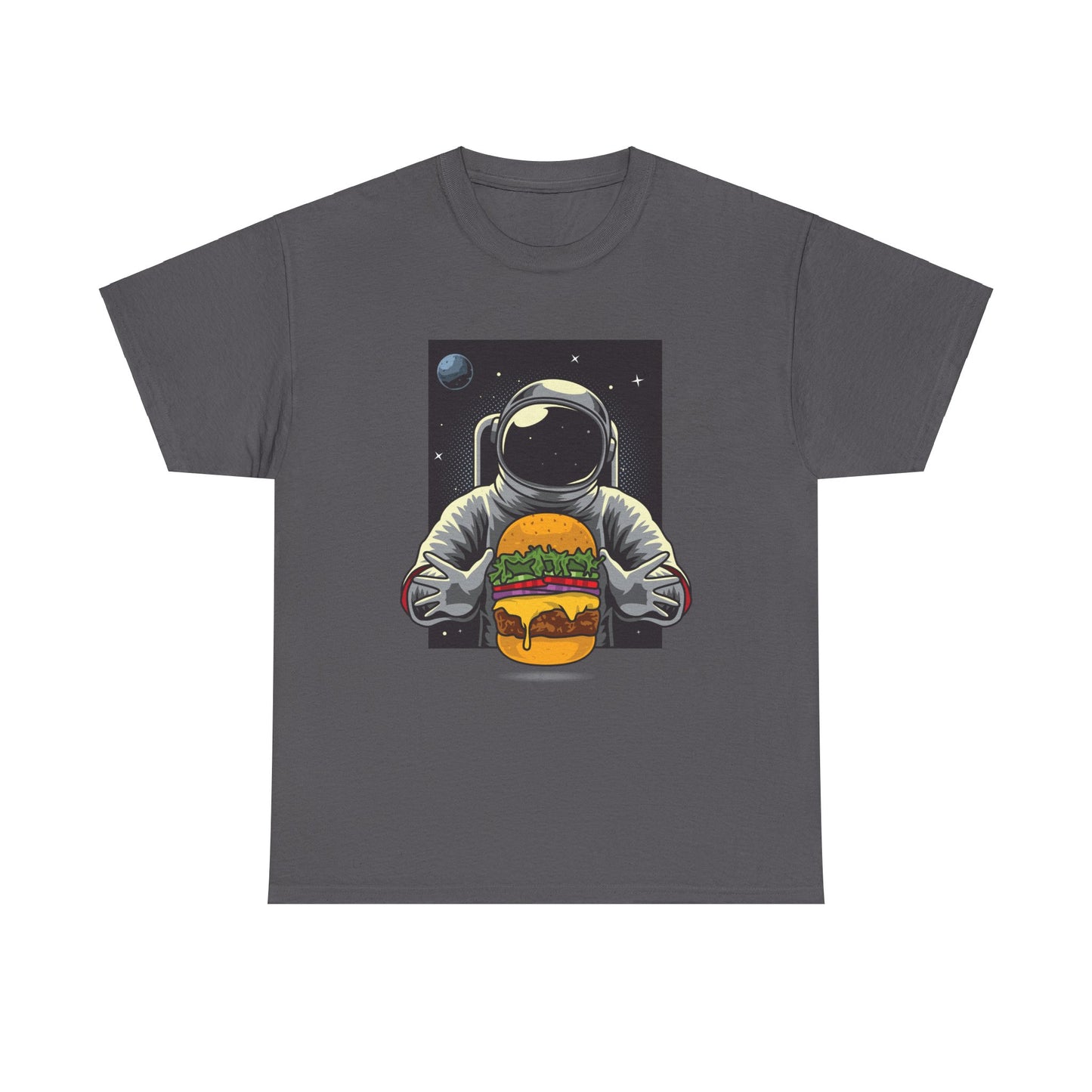 Hamburger in My Space Unisex Heavy Cotton Tee