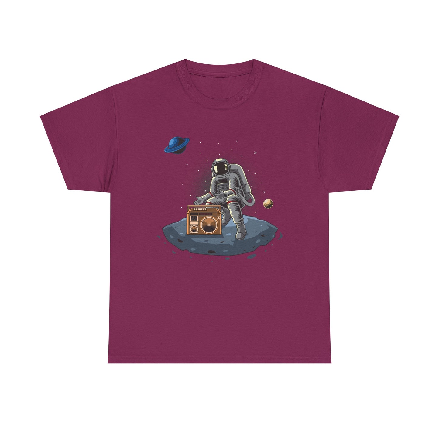 Music in Space Unisex Heavy Cotton Tee