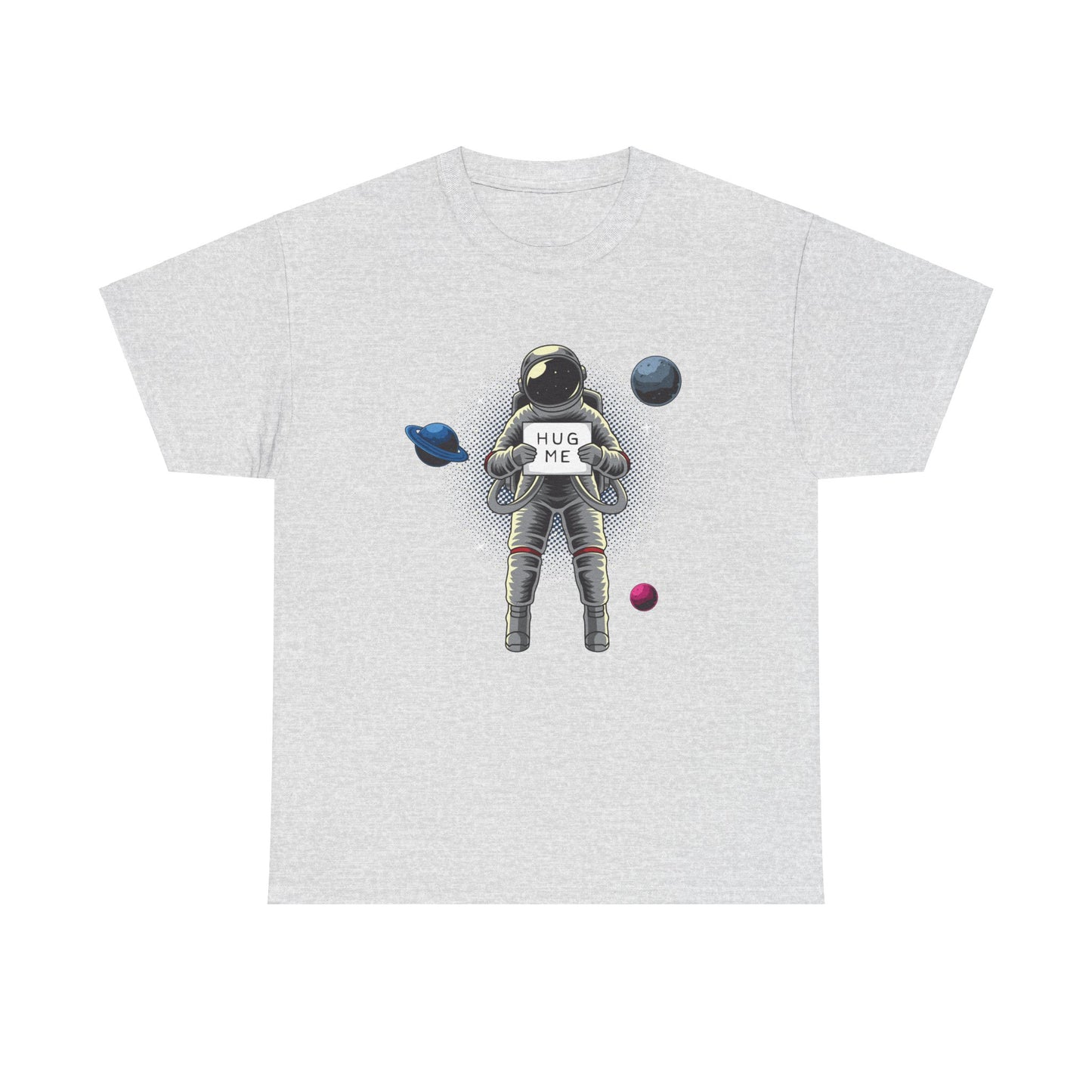 Hug Me in Space Unisex Heavy Cotton Tee