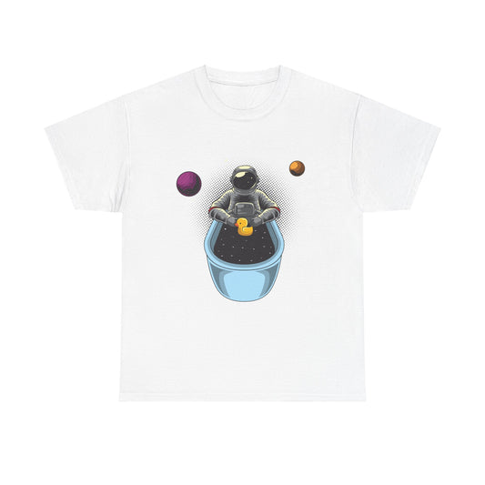 Bathin' Astronaut Unisex Heavy Cotton Tee