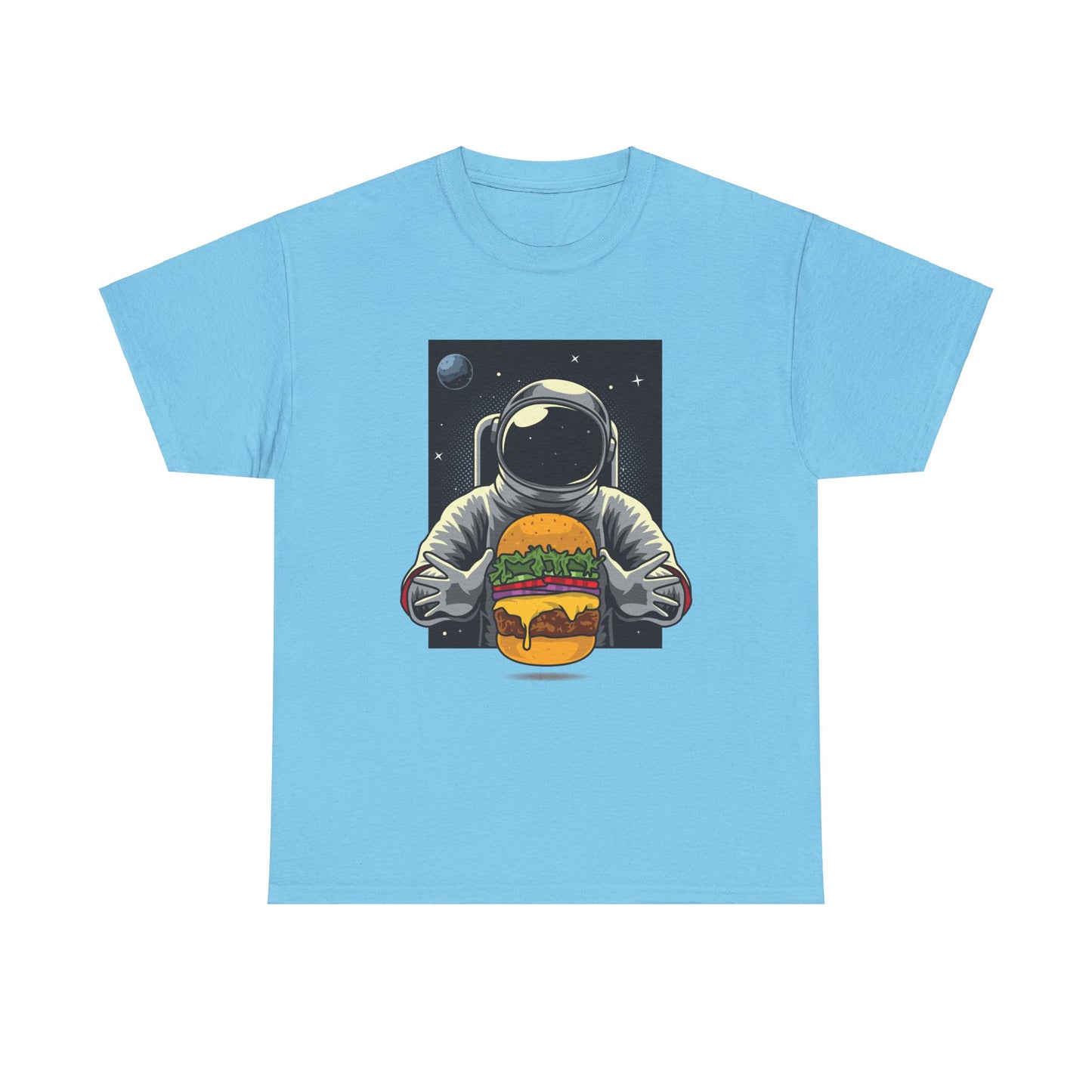 Hamburger in My Space Unisex Heavy Cotton Tee