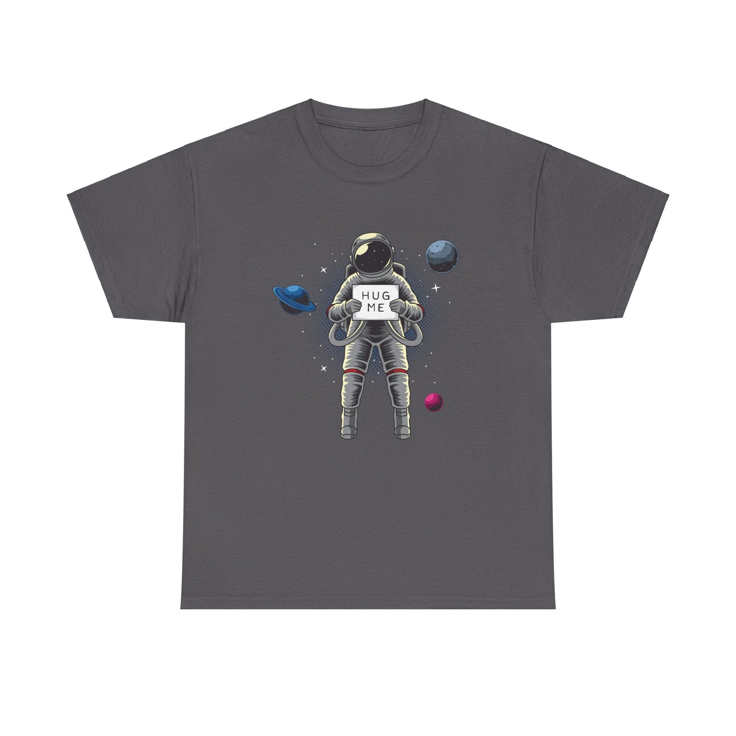 Hug Me in Space Unisex Heavy Cotton Tee