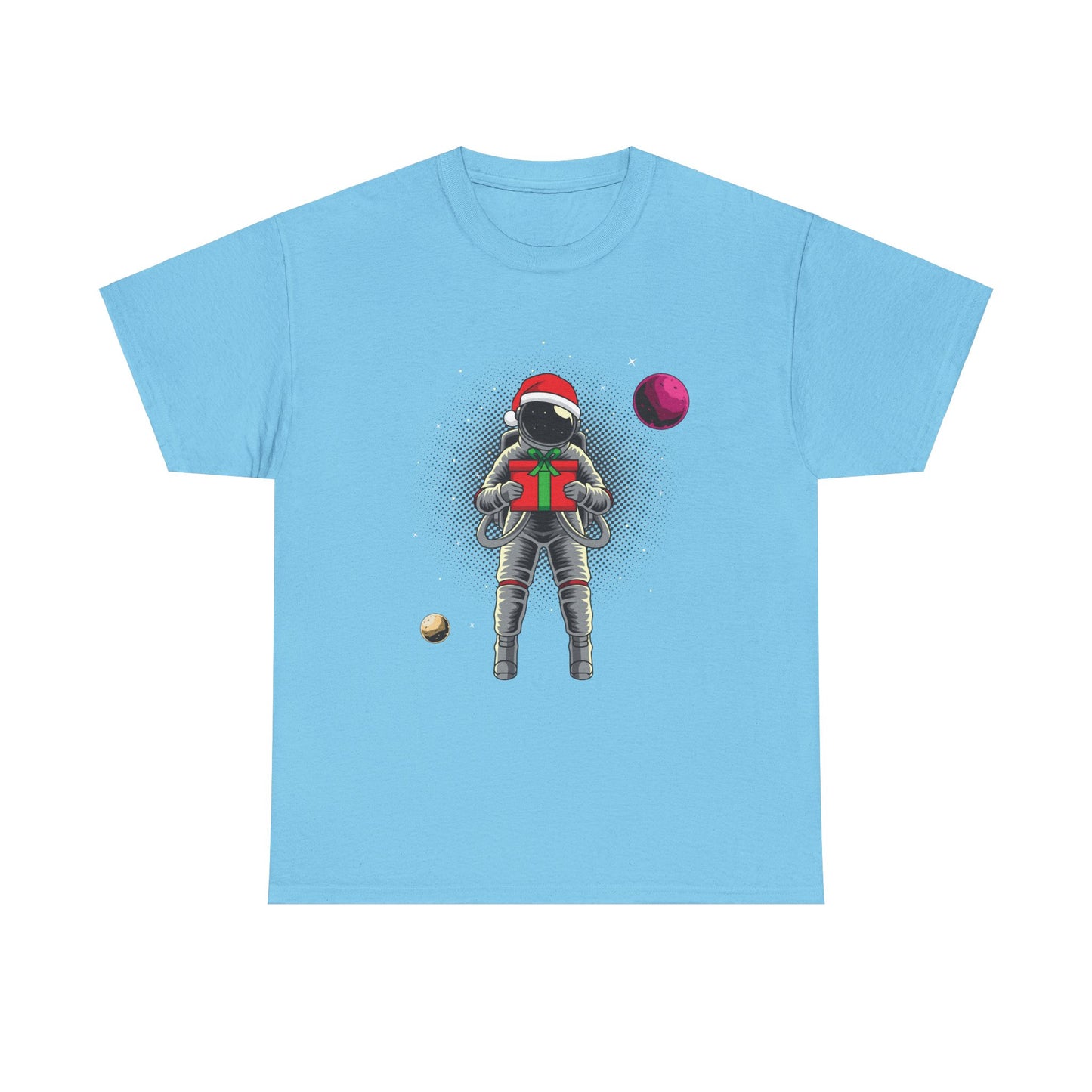 Christmas Gift in Space Unisex Heavy Cotton Tee