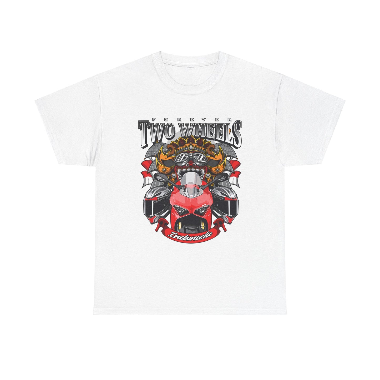 Forever 2 Wheels Indonesia Unisex Heavy Cotton Tee