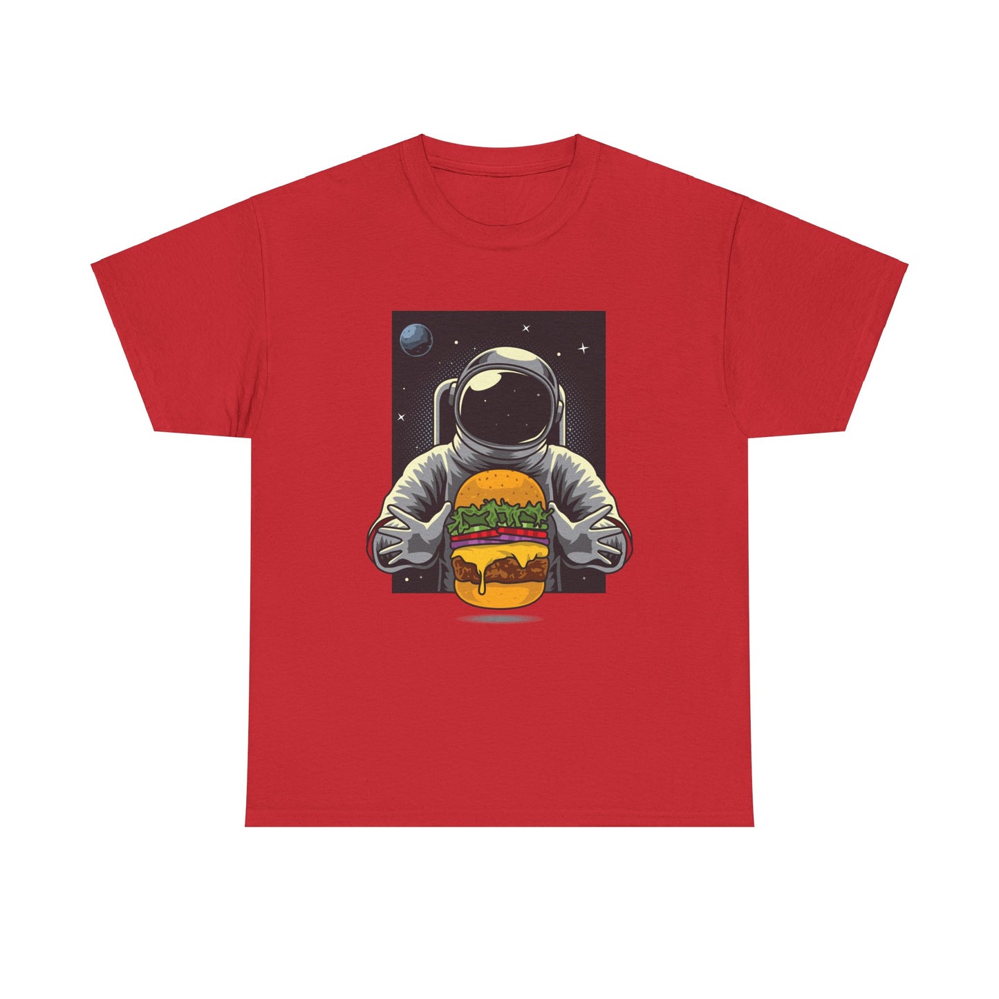 Hamburger in My Space Unisex Heavy Cotton Tee