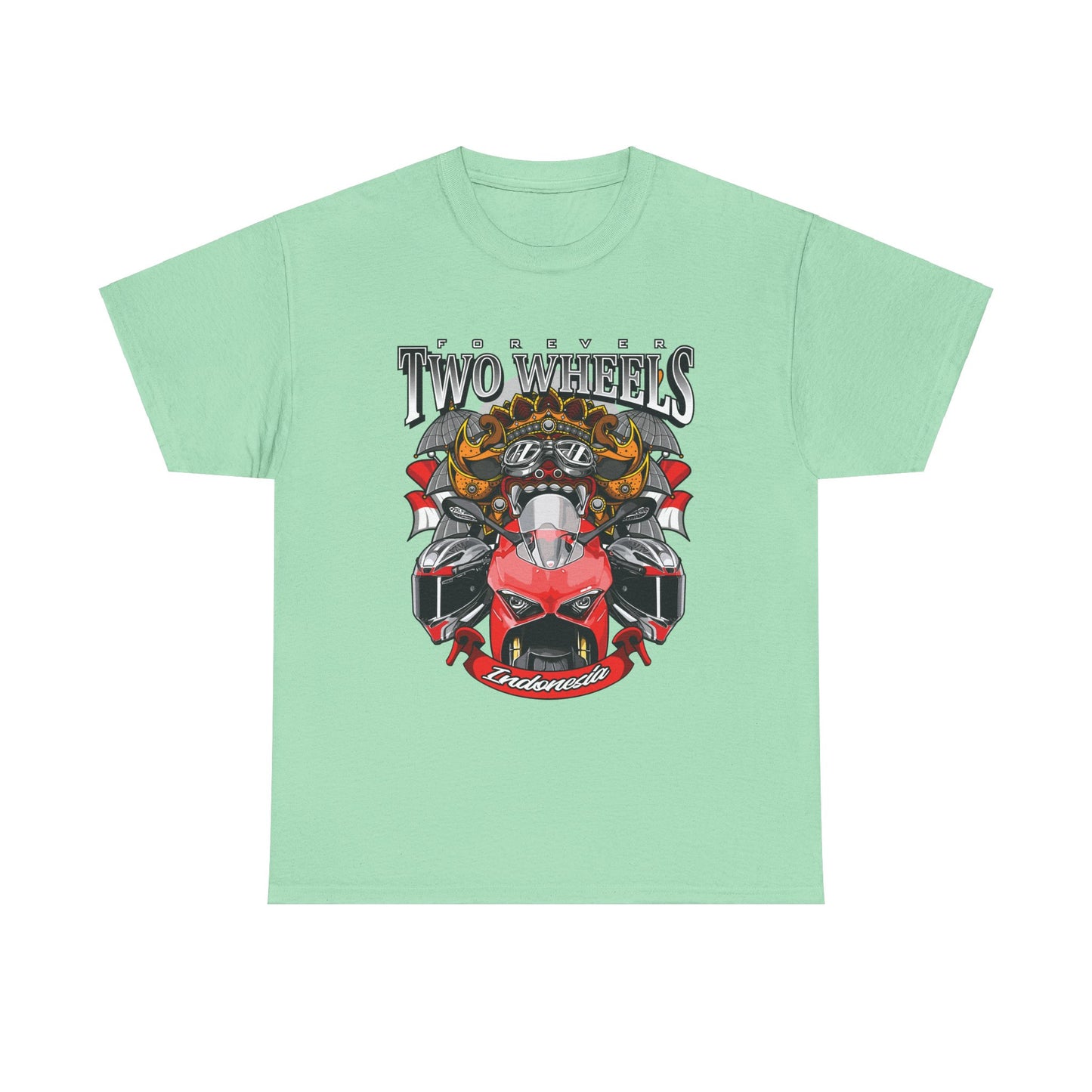 Forever 2 Wheels Indonesia Unisex Heavy Cotton Tee