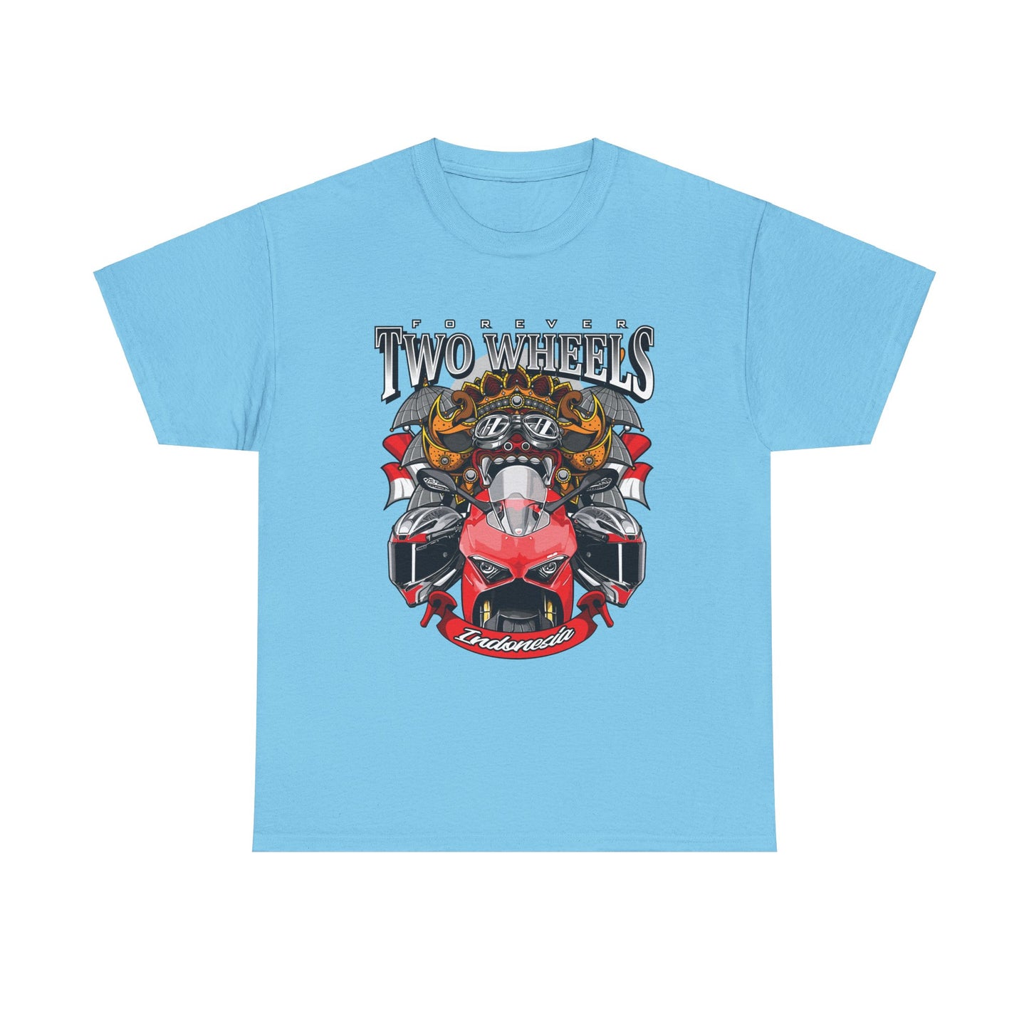 Forever 2 Wheels Indonesia Unisex Heavy Cotton Tee