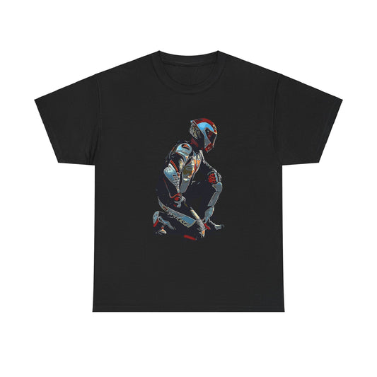 Moto Rider Y Unisex Heavy Cotton Tee