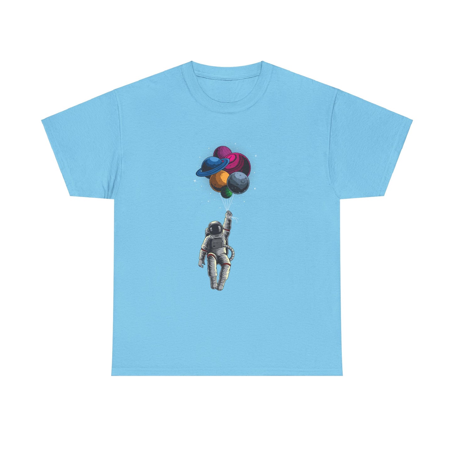 Balloonin' in Space Unisex Heavy Cotton Tee