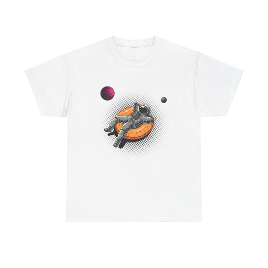 Floatin' Again in Space Unisex Heavy Cotton Tee