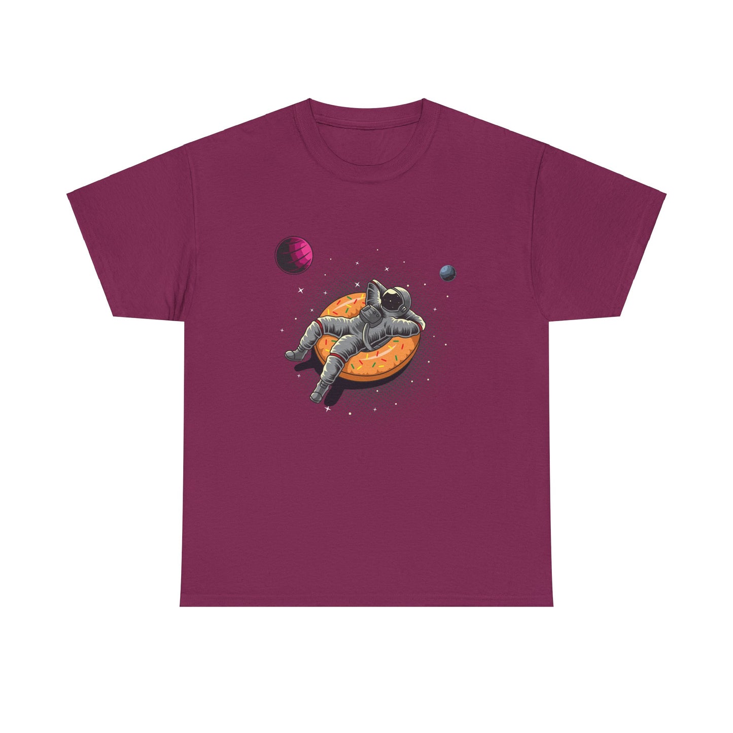 Floatin' Again in Space Unisex Heavy Cotton Tee