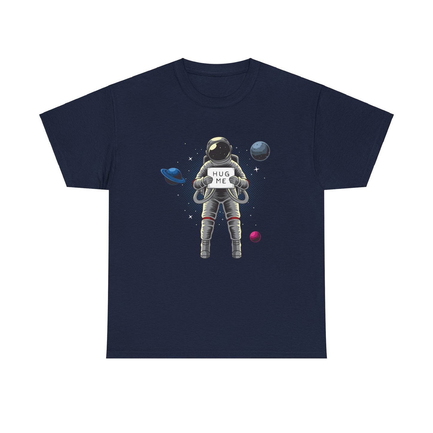 Hug Me in Space Unisex Heavy Cotton Tee