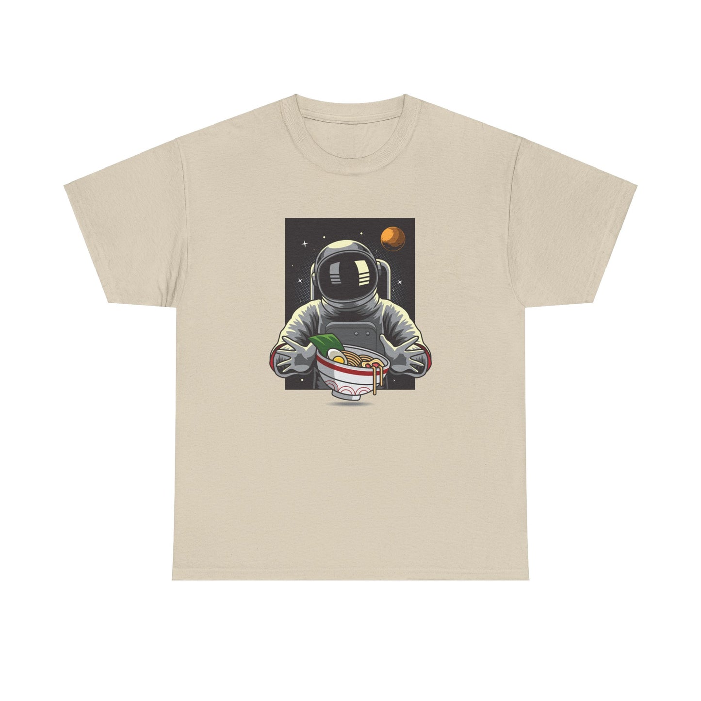 Astronaut X Ramen in Space Unisex Heavy Cotton Tee