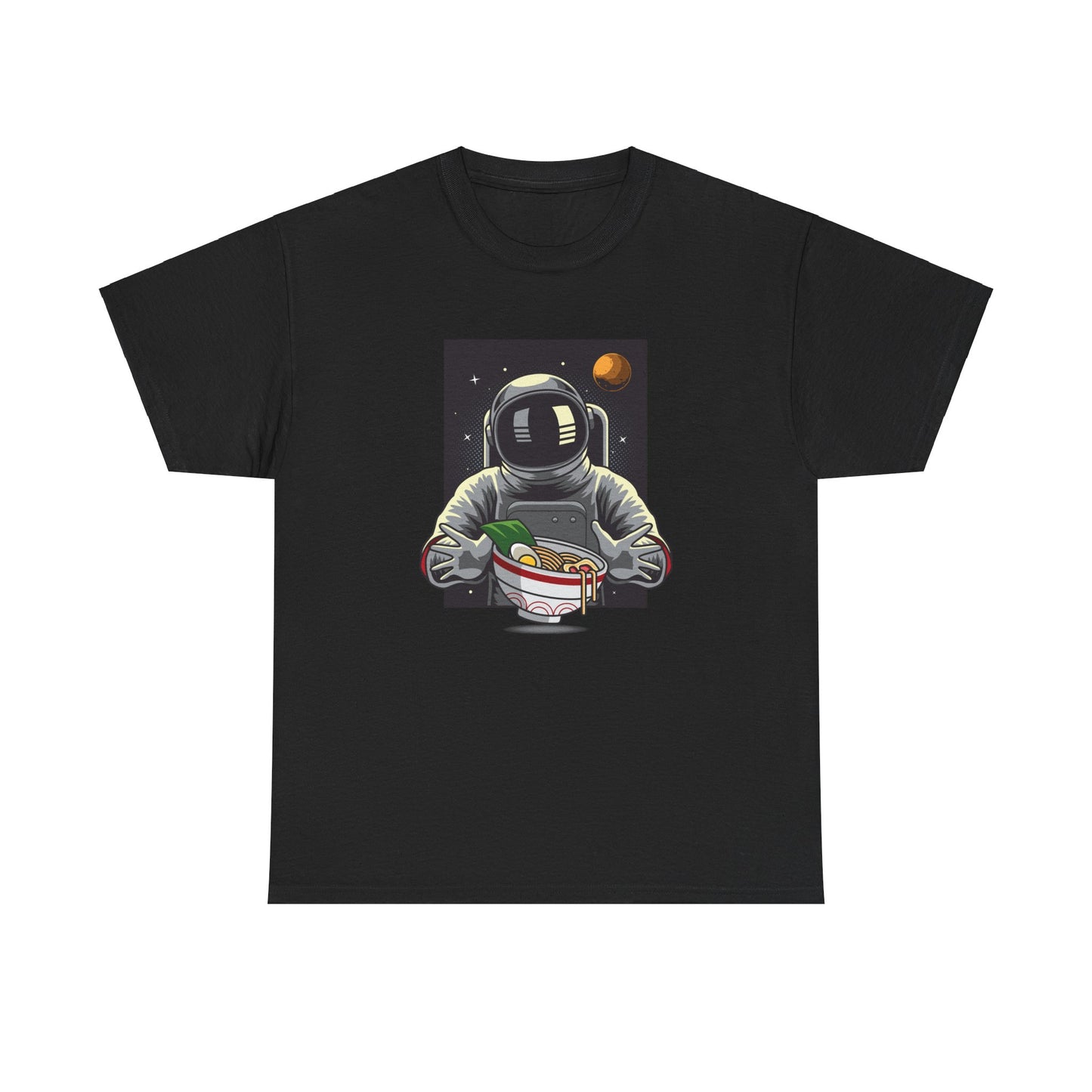 Astronaut X Ramen in Space Unisex Heavy Cotton Tee