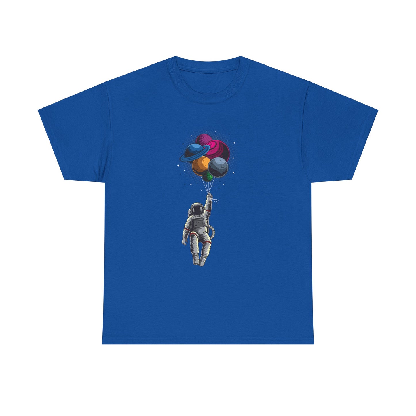 Balloonin' in Space Unisex Heavy Cotton Tee