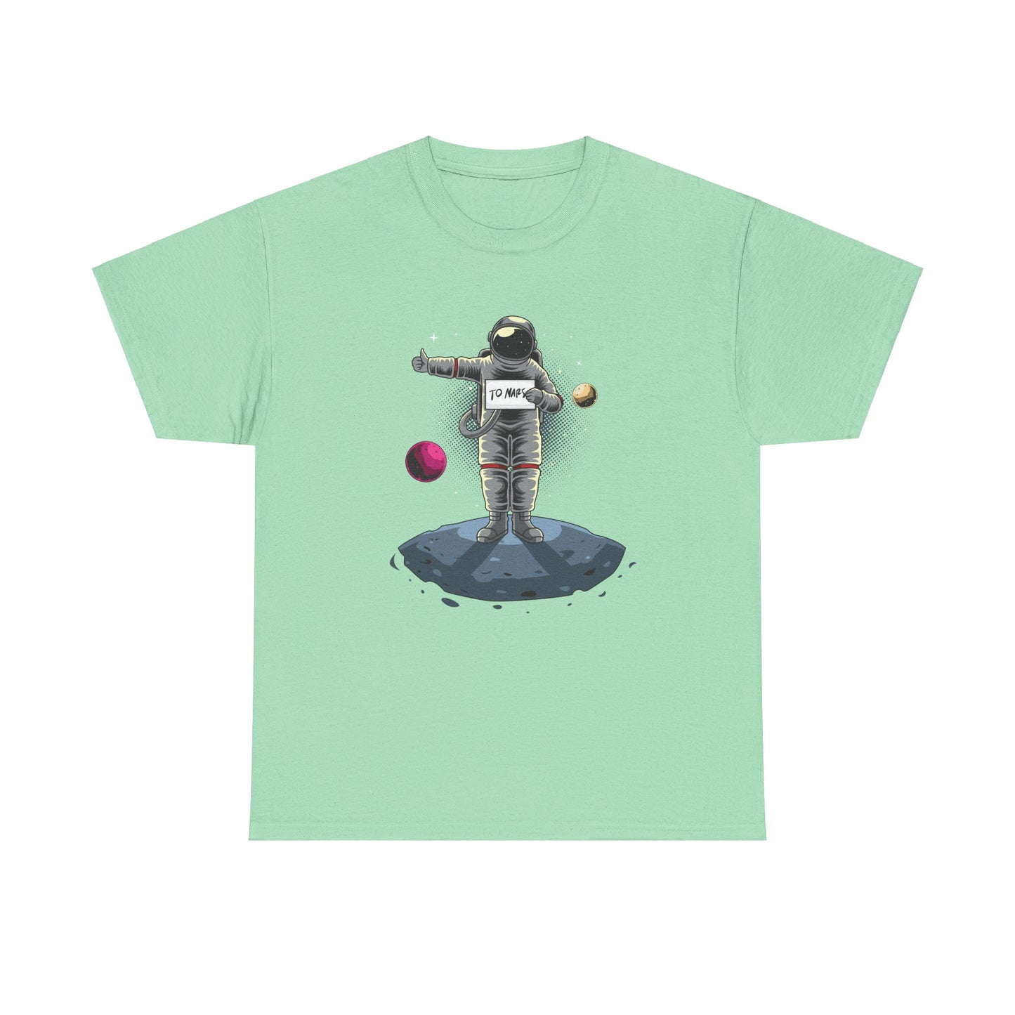 To Mars Please Unisex Heavy Cotton Tee