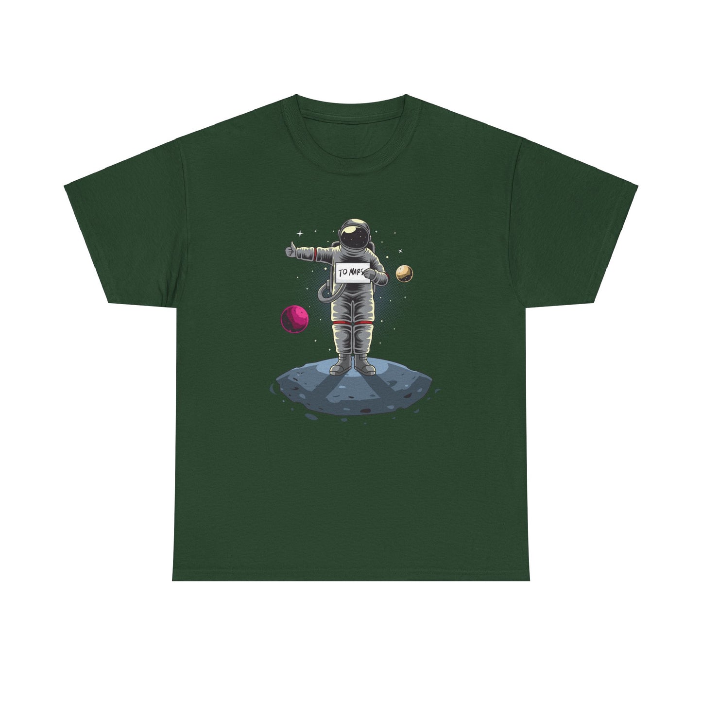 To Mars Please Unisex Heavy Cotton Tee