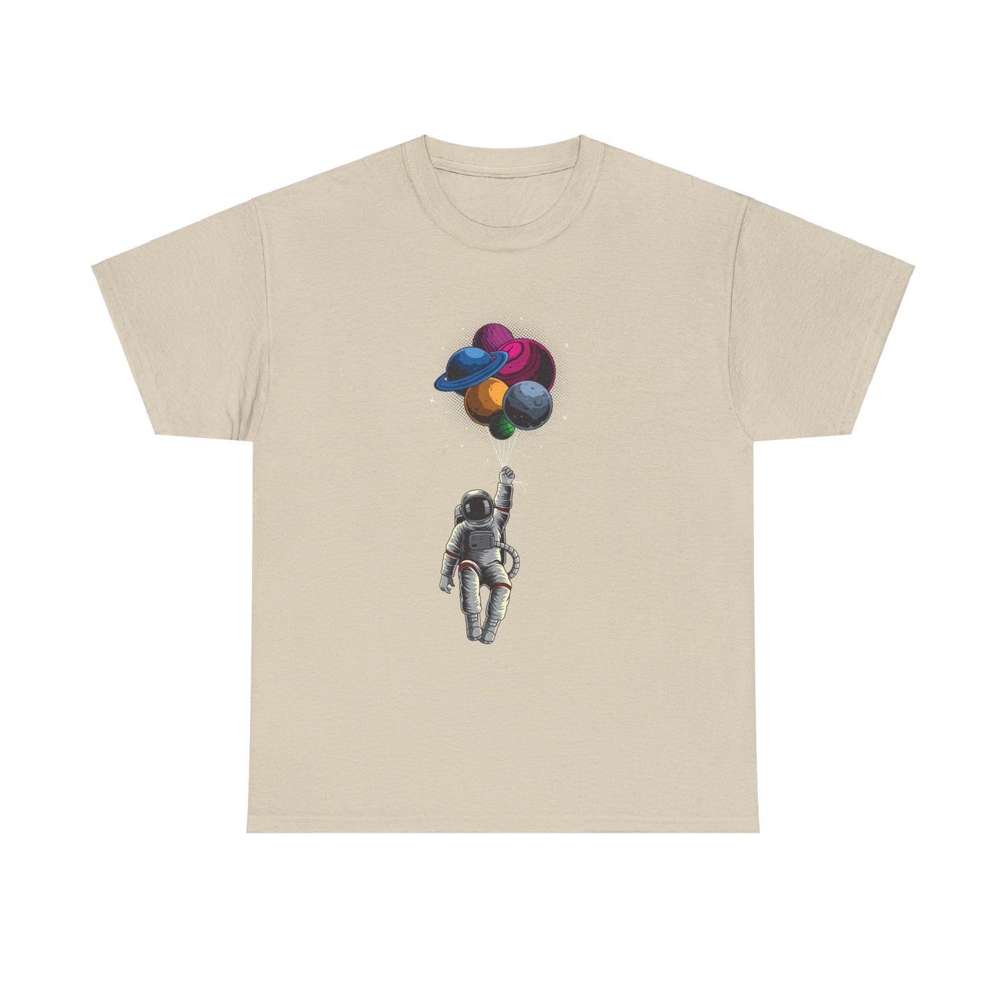 Balloonin' in Space Unisex Heavy Cotton Tee