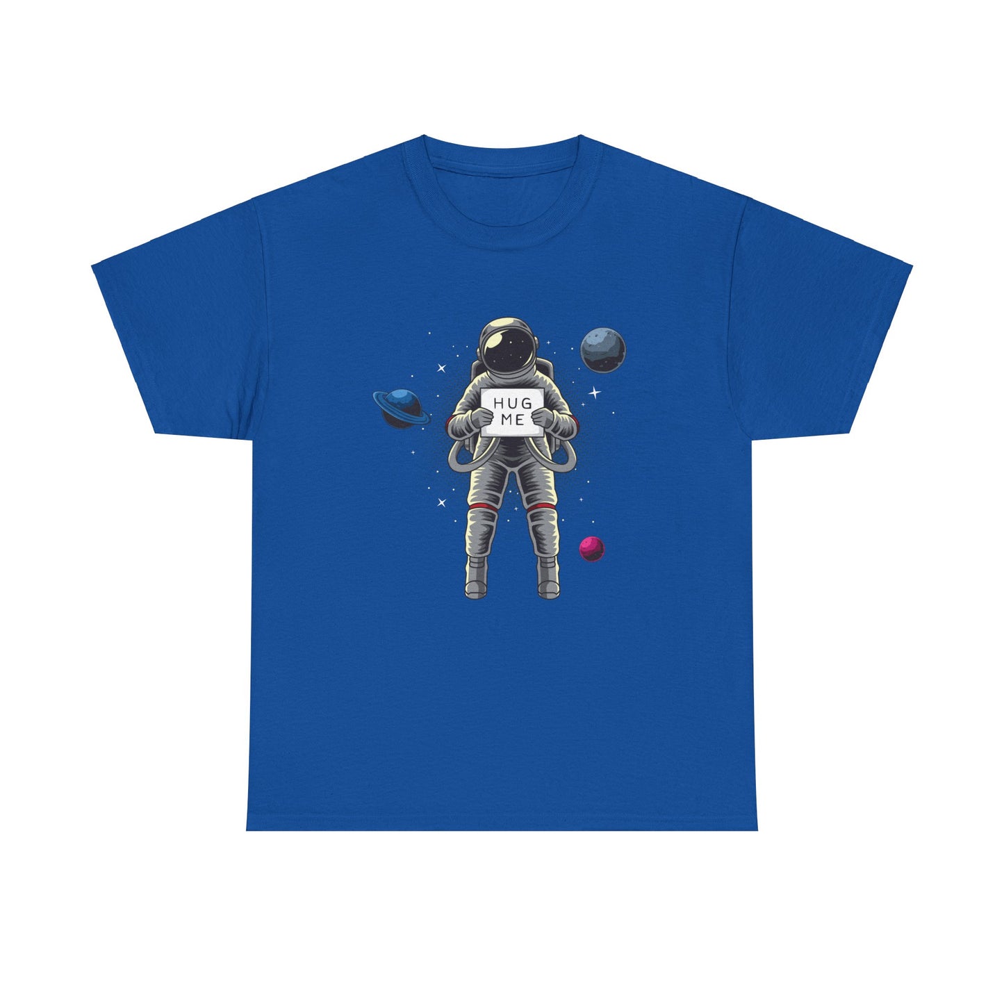 Hug Me in Space Unisex Heavy Cotton Tee