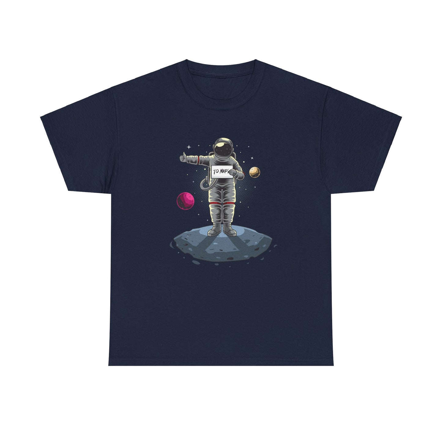 To Mars Please Unisex Heavy Cotton Tee