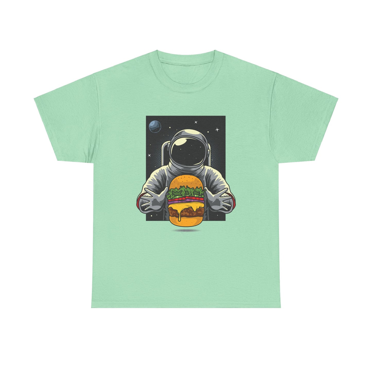 Hamburger in My Space Unisex Heavy Cotton Tee