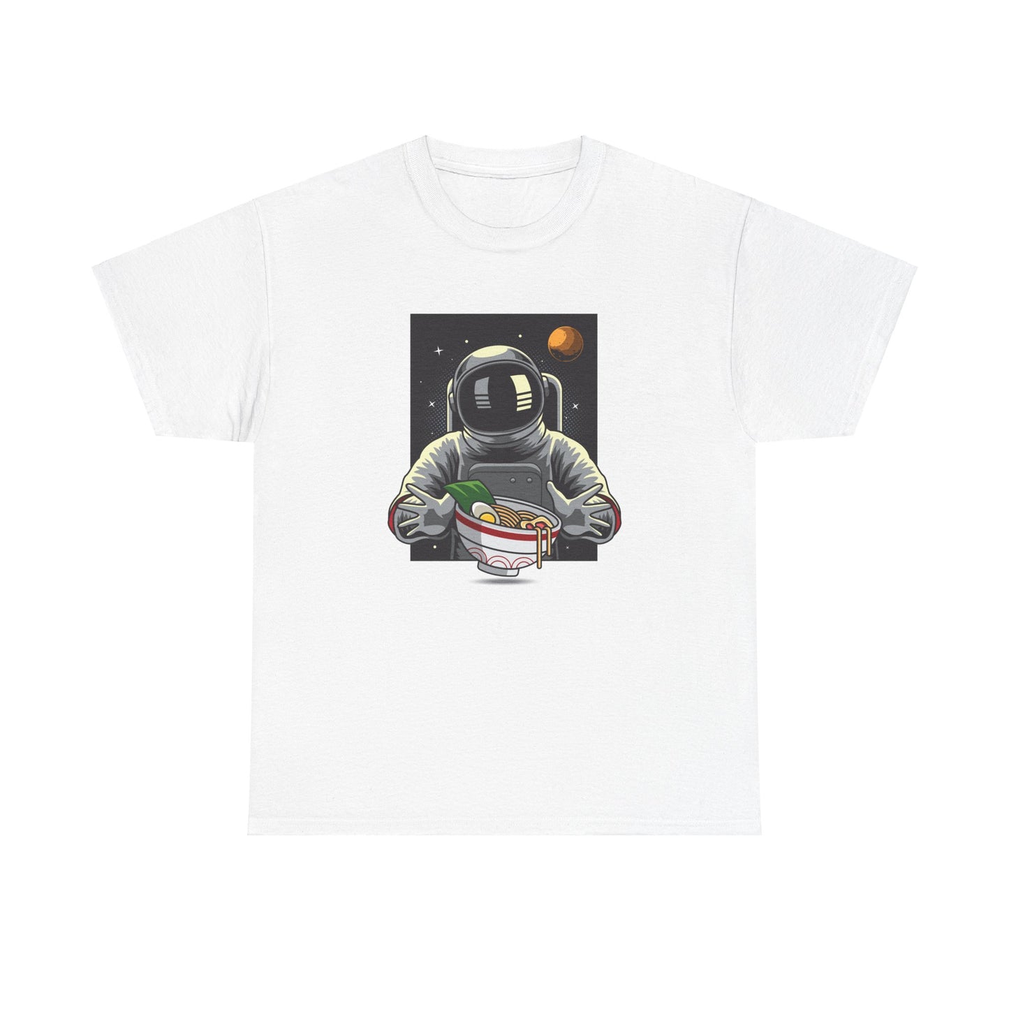 Astronaut X Ramen in Space Unisex Heavy Cotton Tee