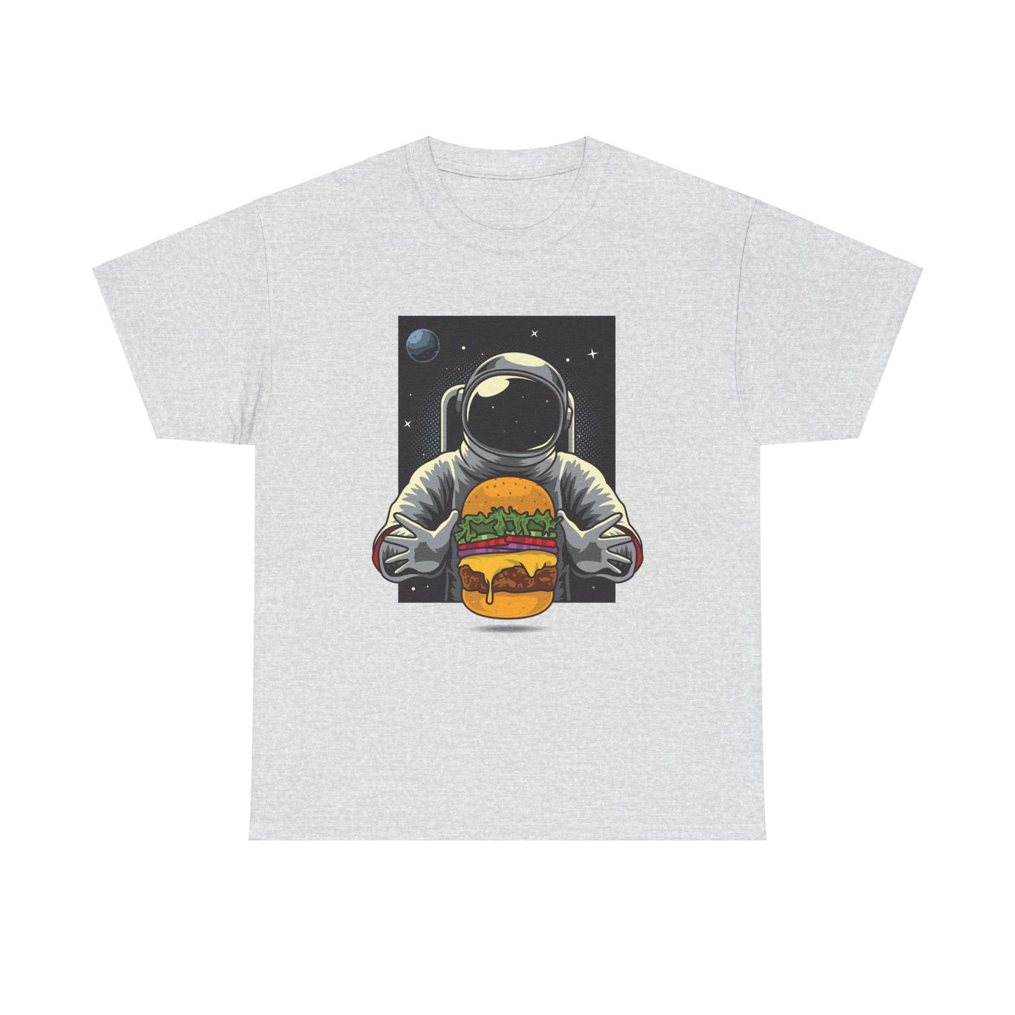 Hamburger in My Space Unisex Heavy Cotton Tee