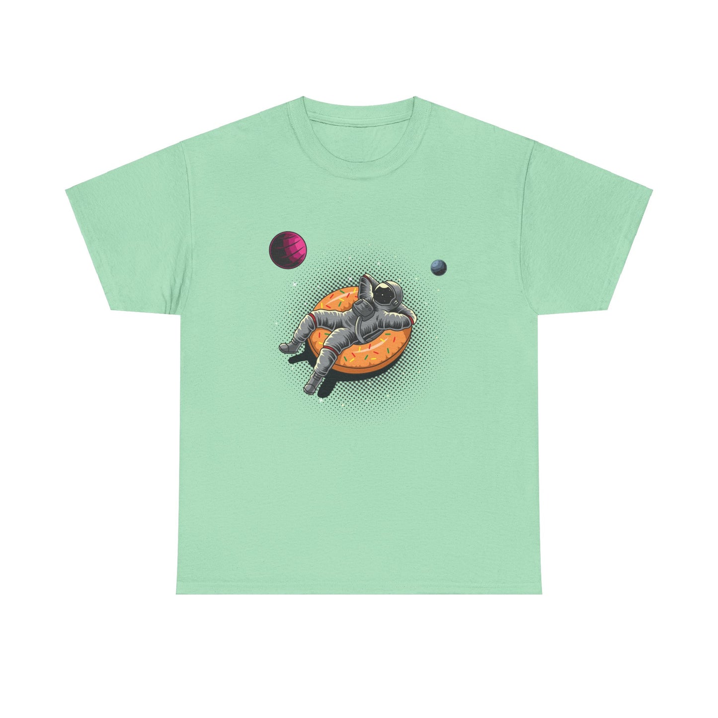 Floatin' Again in Space Unisex Heavy Cotton Tee