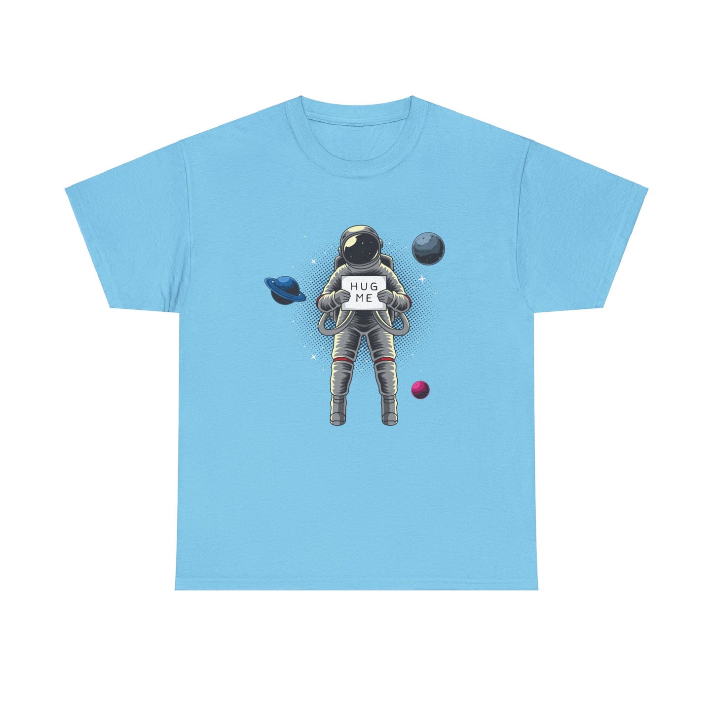 Hug Me in Space Unisex Heavy Cotton Tee