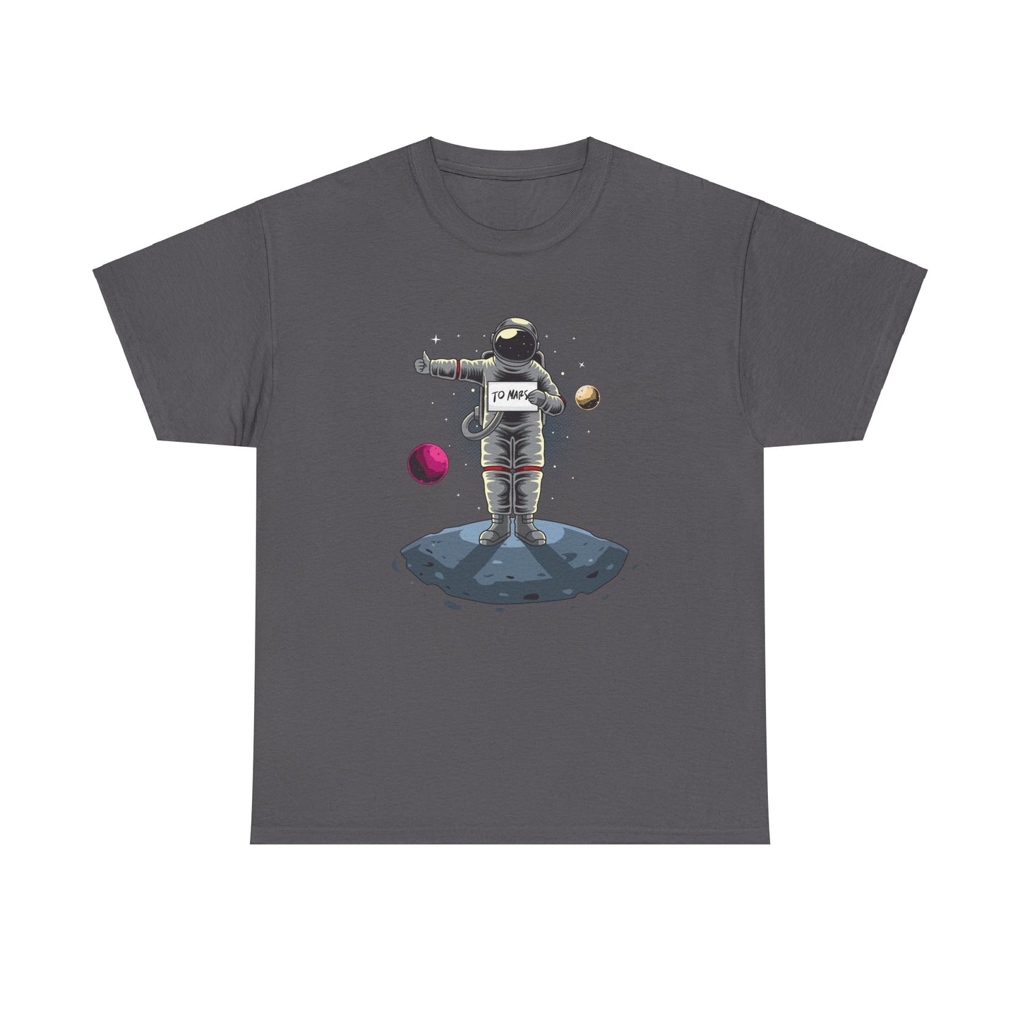 To Mars Please Unisex Heavy Cotton Tee