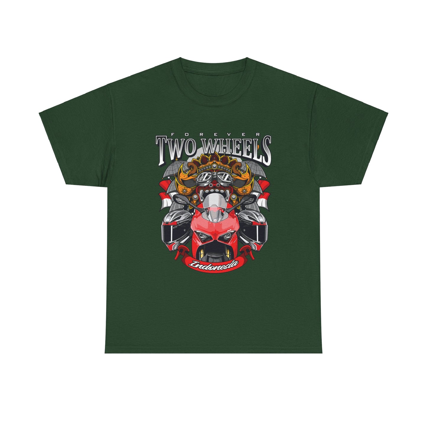 Forever 2 Wheels Indonesia Unisex Heavy Cotton Tee