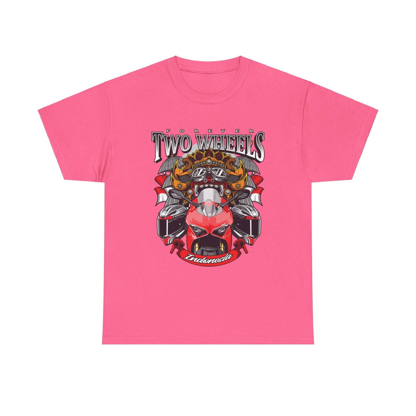 Forever 2 Wheels Indonesia Unisex Heavy Cotton Tee