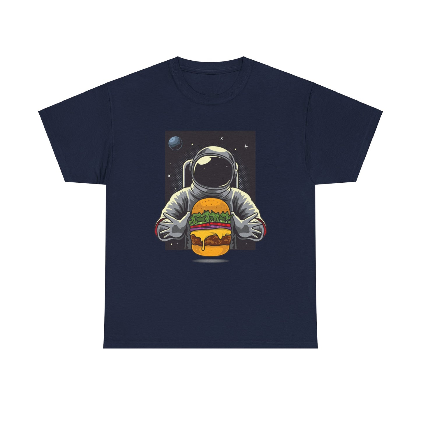 Hamburger in My Space Unisex Heavy Cotton Tee