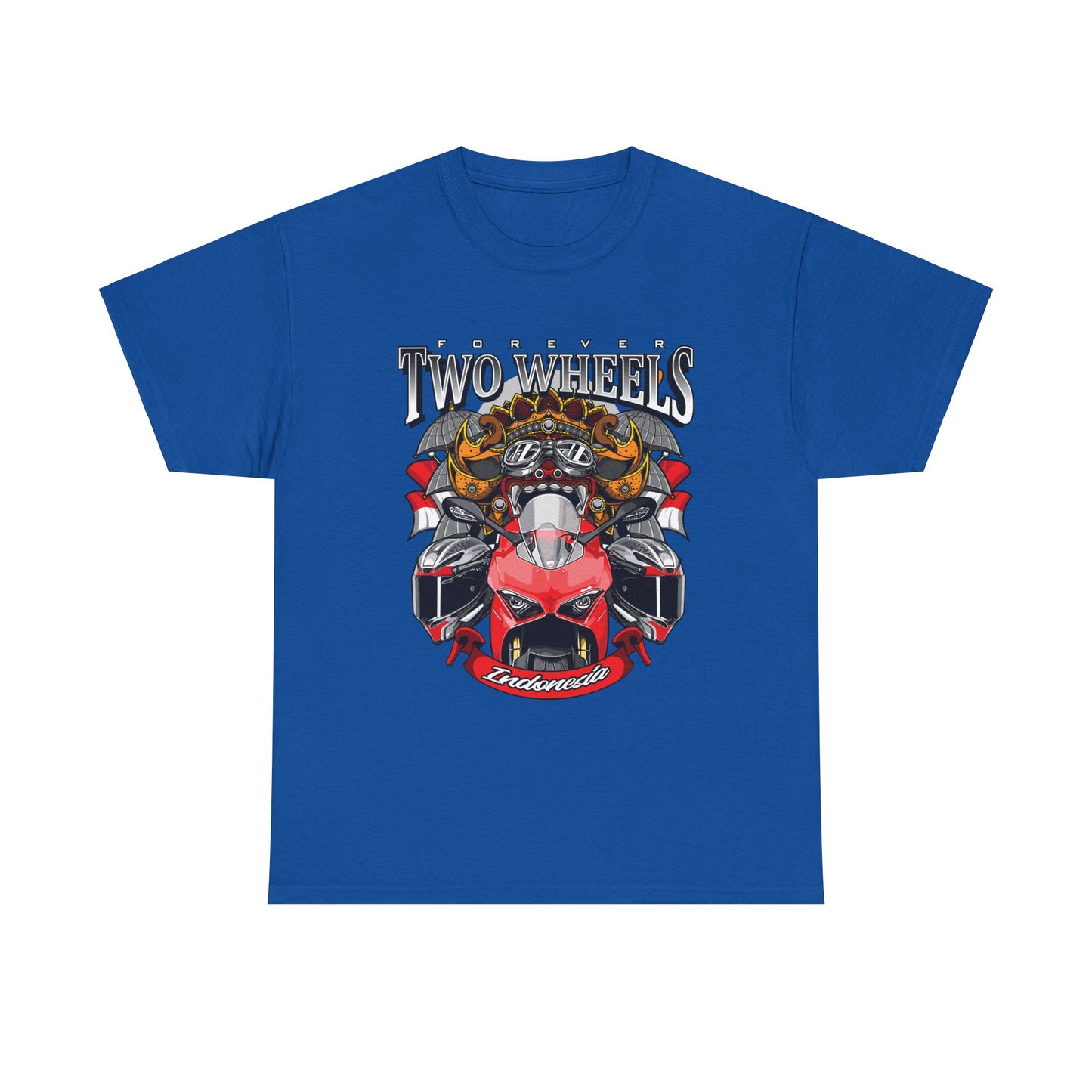 Forever 2 Wheels Indonesia Unisex Heavy Cotton Tee