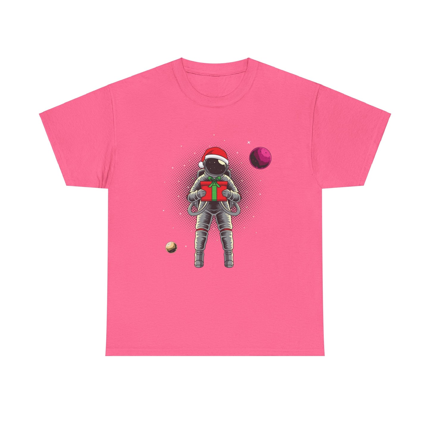 Christmas Gift in Space Unisex Heavy Cotton Tee