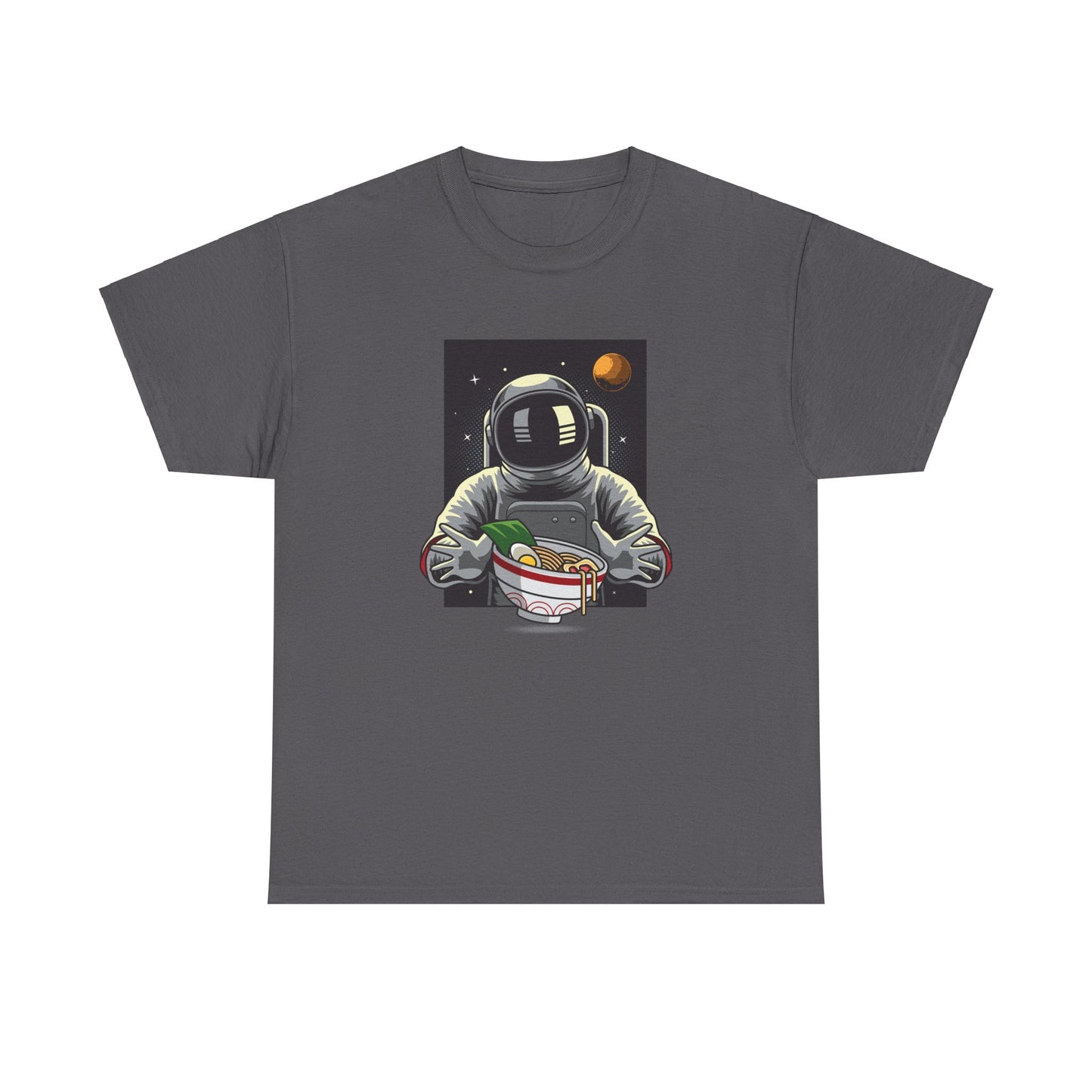 Astronaut X Ramen in Space Unisex Heavy Cotton Tee