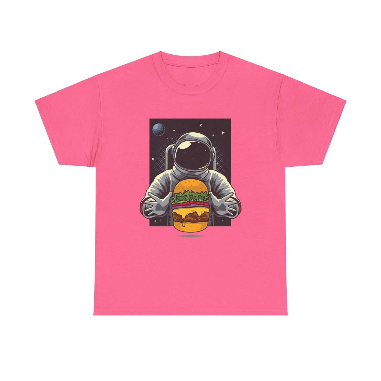 Hamburger in My Space Unisex Heavy Cotton Tee