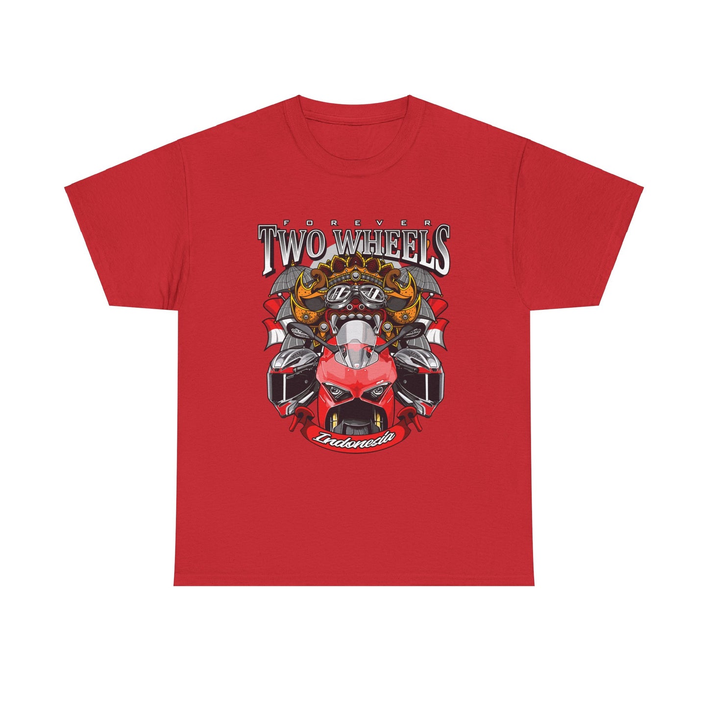 Forever 2 Wheels Indonesia Unisex Heavy Cotton Tee