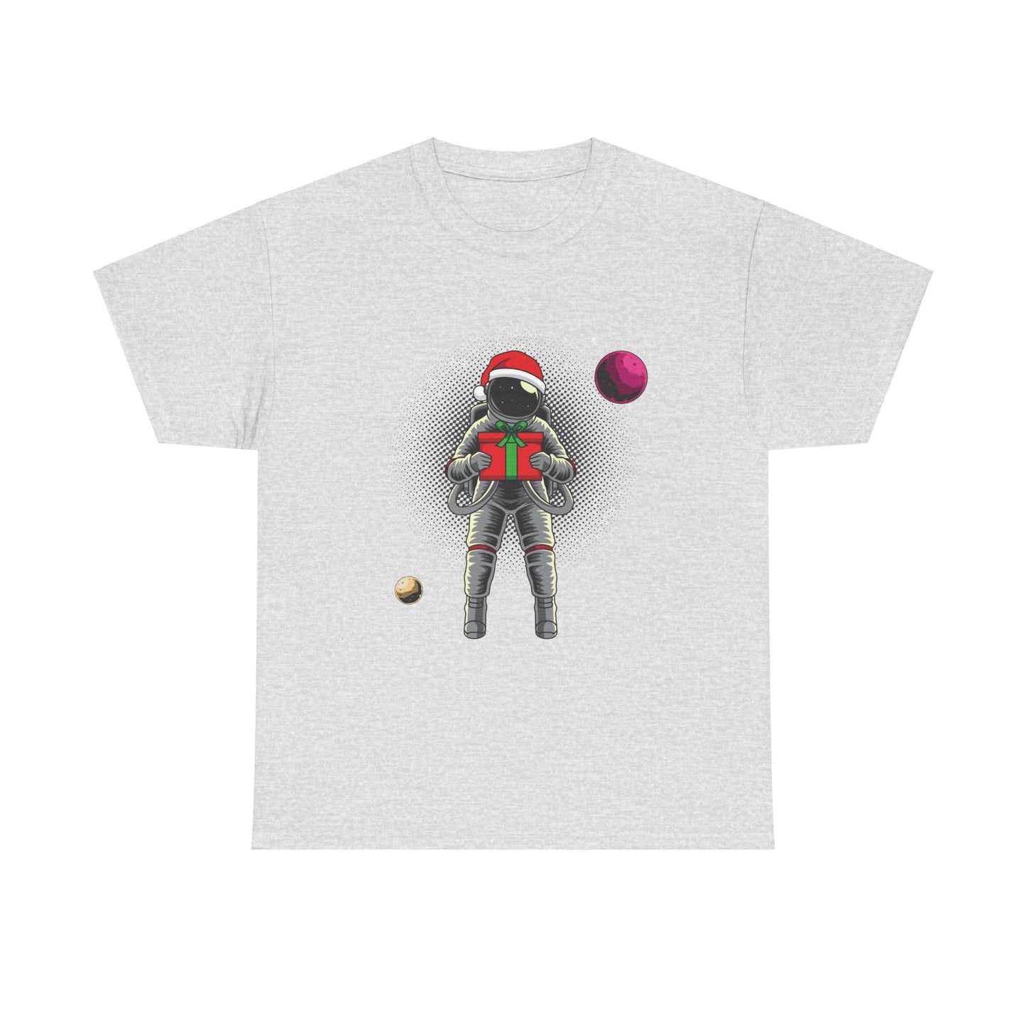 Christmas Gift in Space Unisex Heavy Cotton Tee