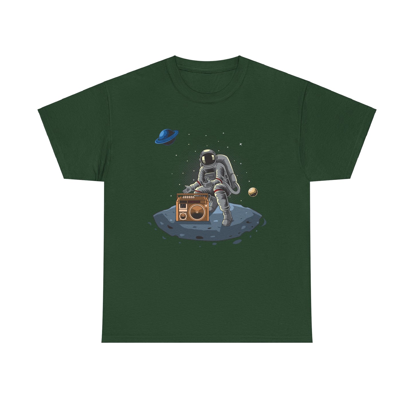 Music in Space Unisex Heavy Cotton Tee