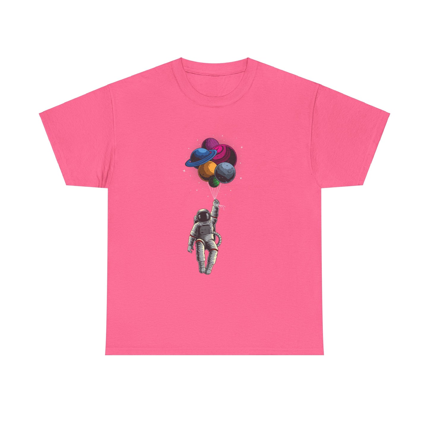 Balloonin' in Space Unisex Heavy Cotton Tee