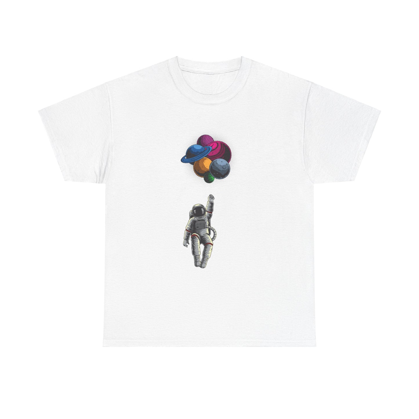 Balloonin' in Space Unisex Heavy Cotton Tee