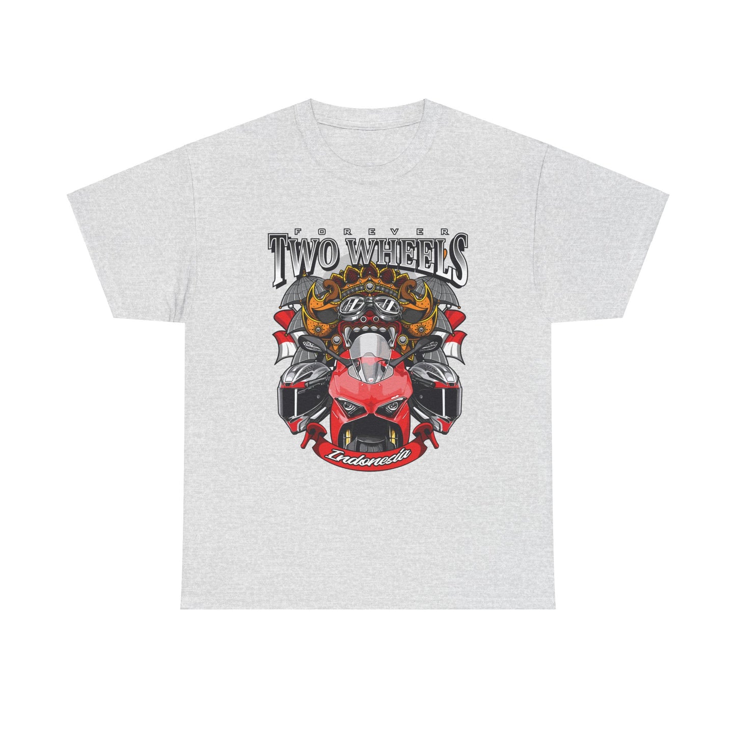 Forever 2 Wheels Indonesia Unisex Heavy Cotton Tee