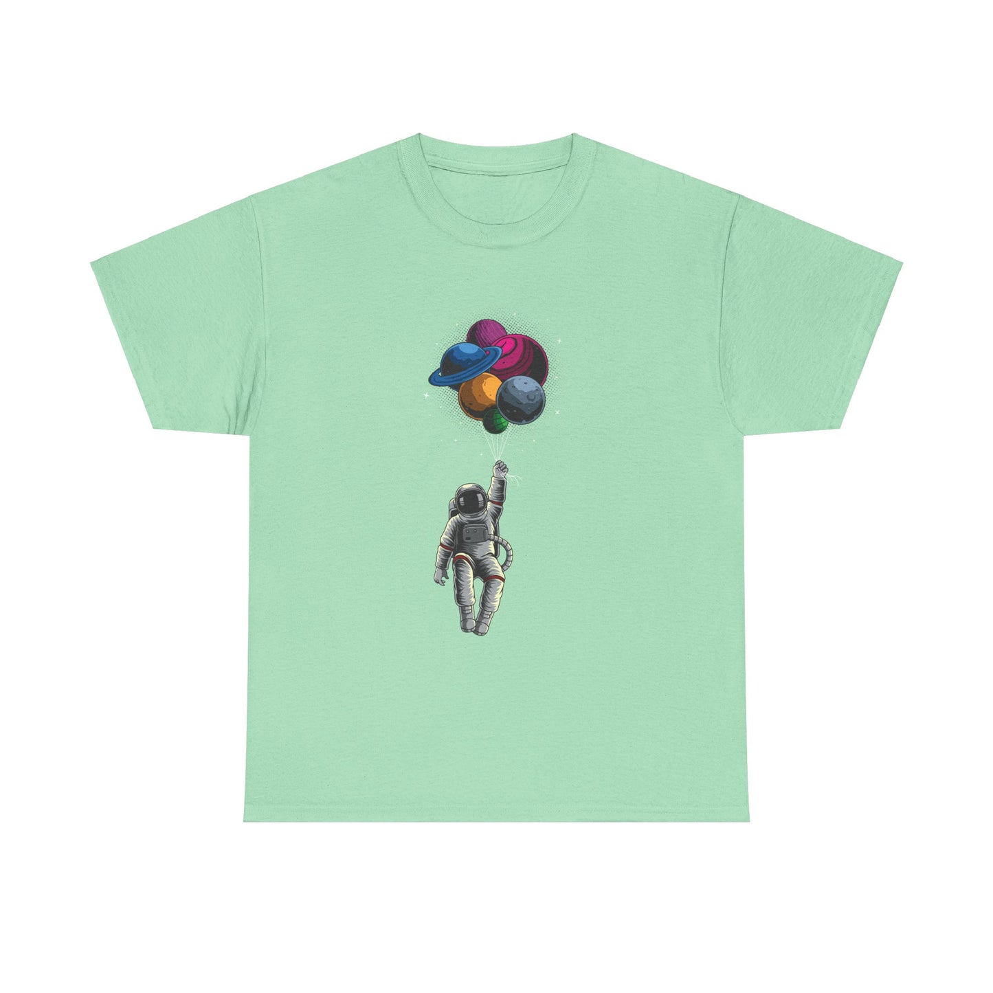 Balloonin' in Space Unisex Heavy Cotton Tee