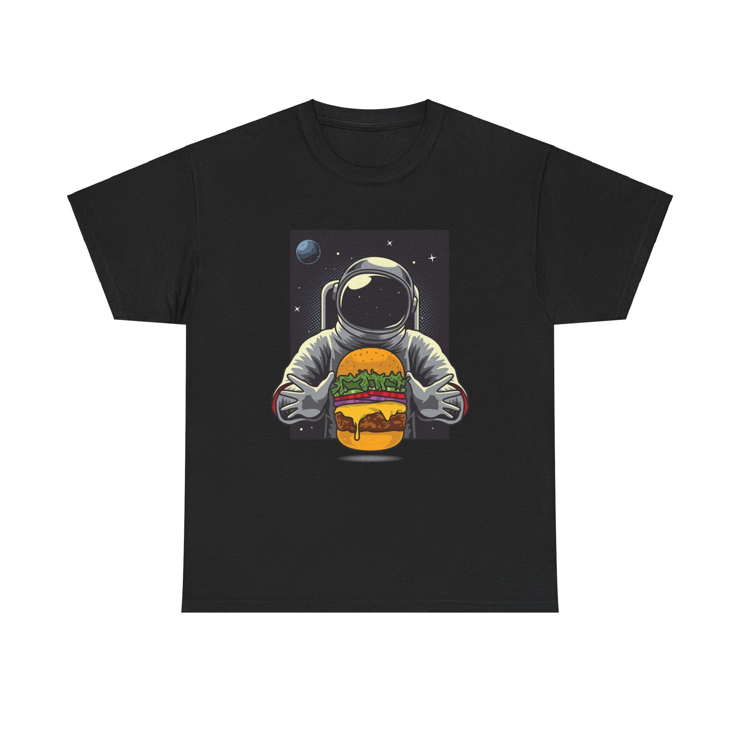 Hamburger in My Space Unisex Heavy Cotton Tee