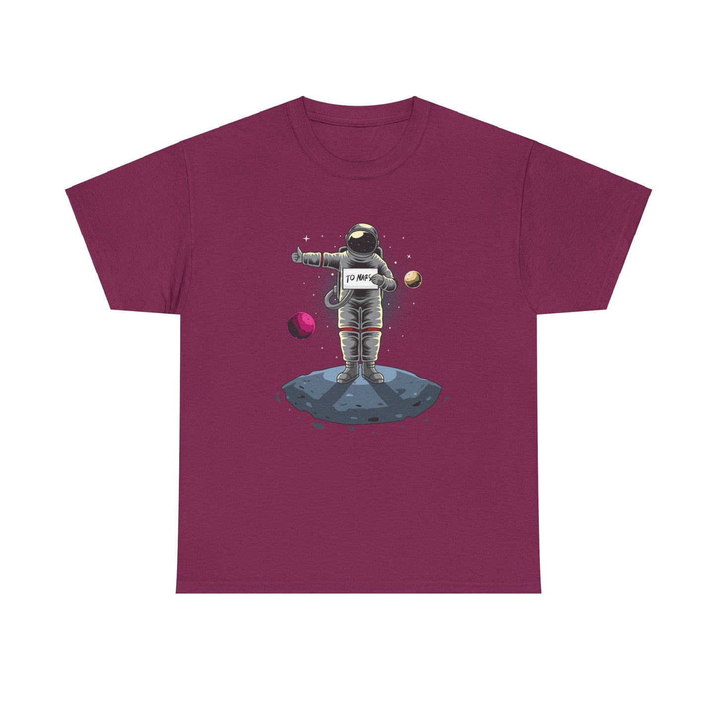 To Mars Please Unisex Heavy Cotton Tee