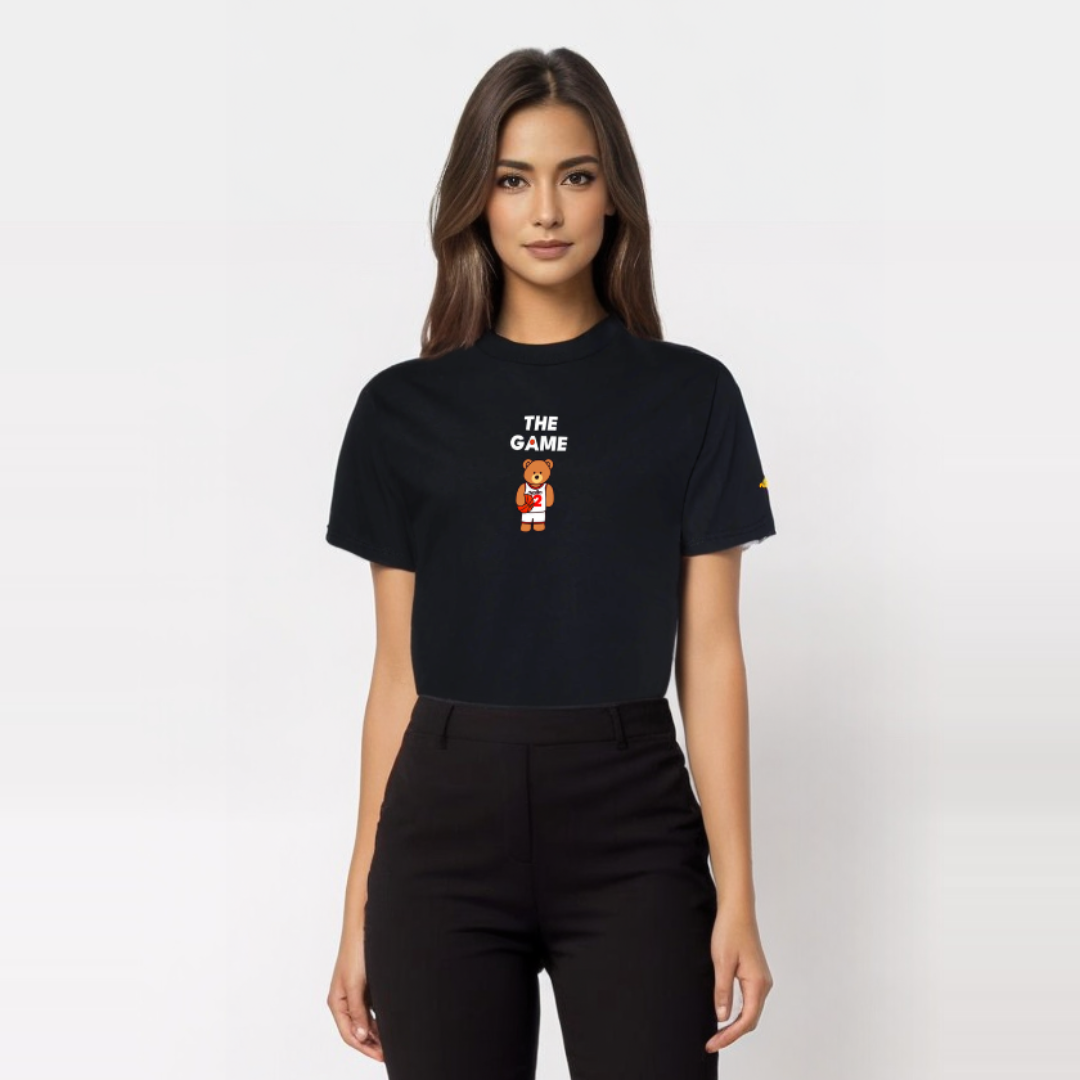 The Game of Basketball (Rework) Love Black T-Shirt