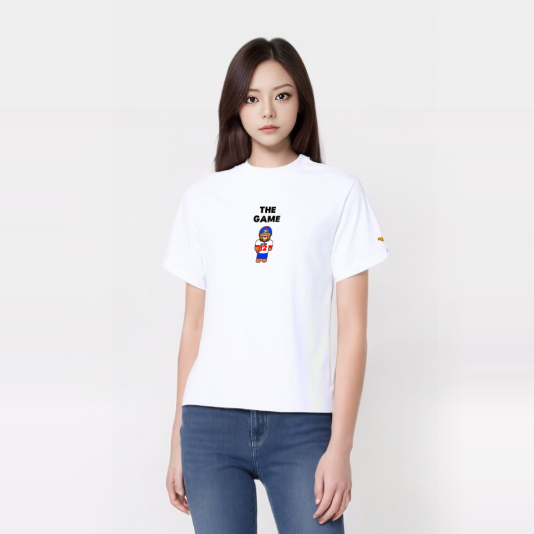 The Game of Football (Rework) Love White T-Shirt